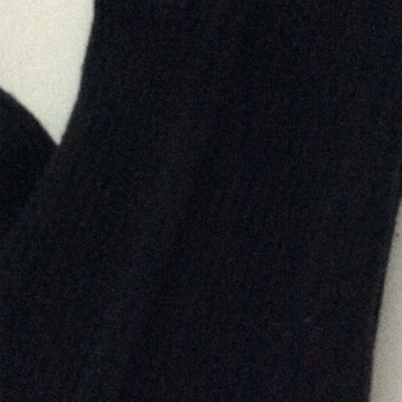 XHILARATION  BLACK CABLE LEGGINGS JRS - Picture 3 of 6